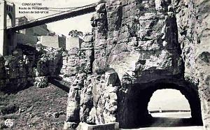 CONSTANTINE - ROUTE DE PHILIPPEVILLE - ROCHERS SIDI-M'CID - 1950